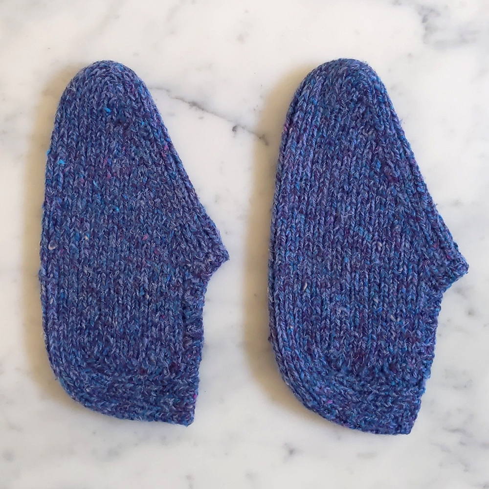 NWOT, Handmade Multicolor Knitted Foot Warmer.